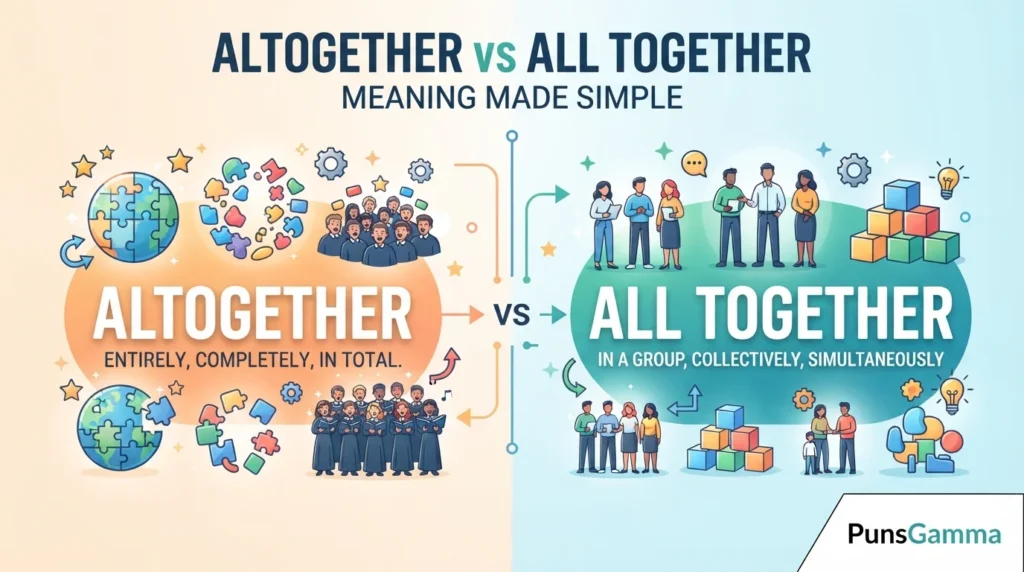 Altogether vs All Together Meaning Made Simple