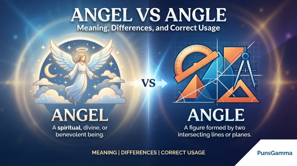 Angel vs Angle Meaning, Differences, and Correct Usage