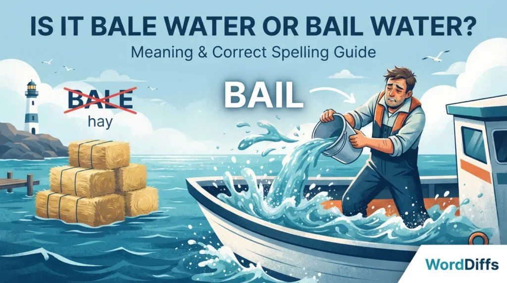 Is It Bale Water or Bail Water? Meaning & Correct Spelling Guide