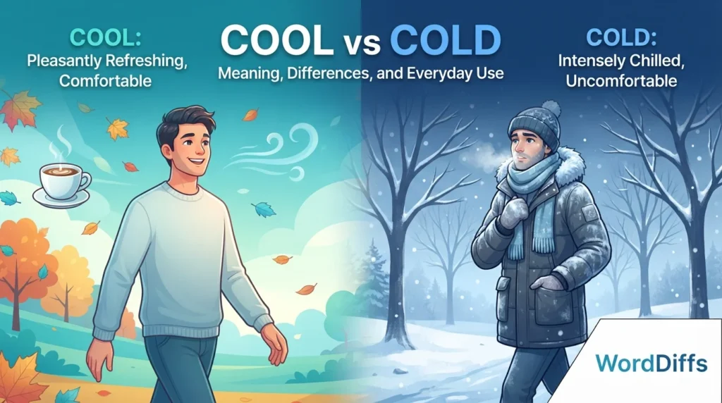 Cool vs Cold: Meaning, Differences, and Everyday Use