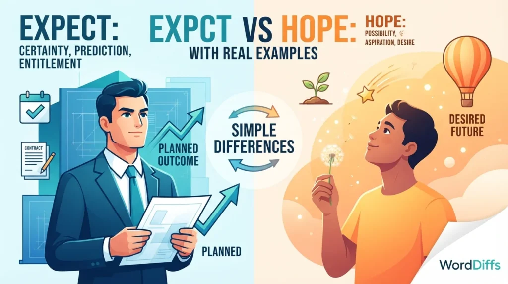 Expect vs Hope: Simple Differences With Real Examples