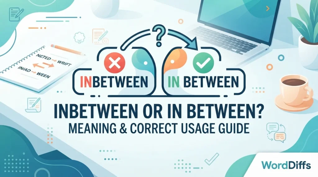 Is It Inbetween or In Between? Meaning & Correct Usage Guide