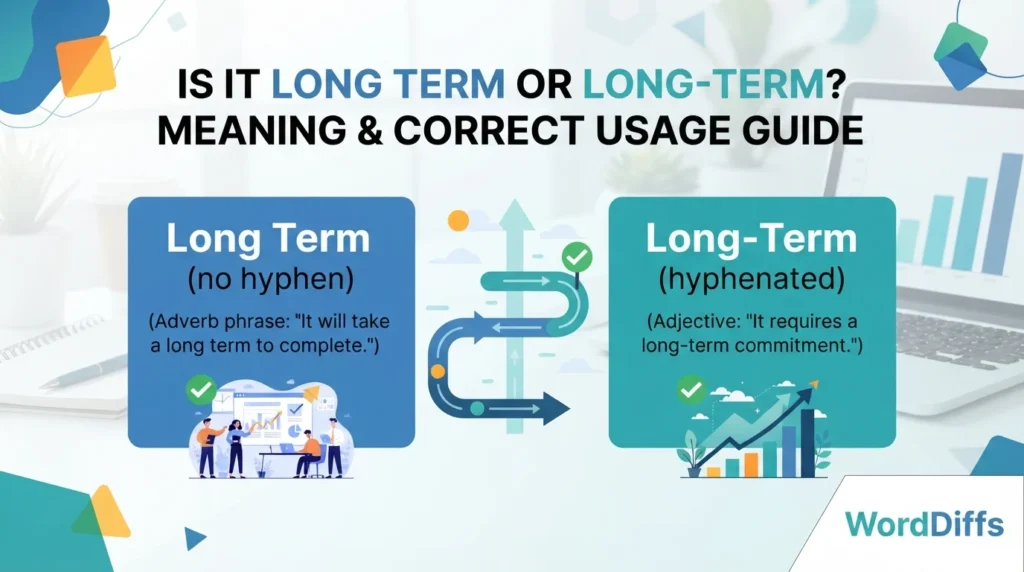 Is It Long Term or Long-Term? Meaning & Correct Usage Guide