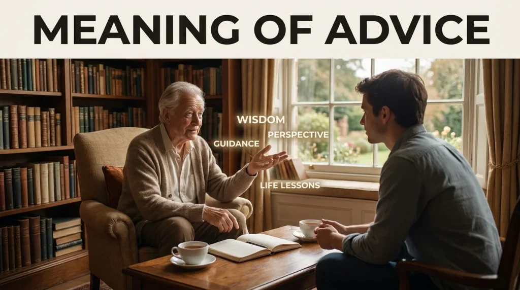 Meaning of Advice