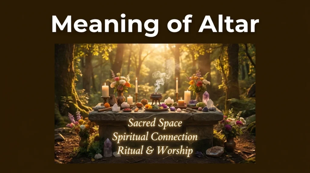 Meaning of Altar