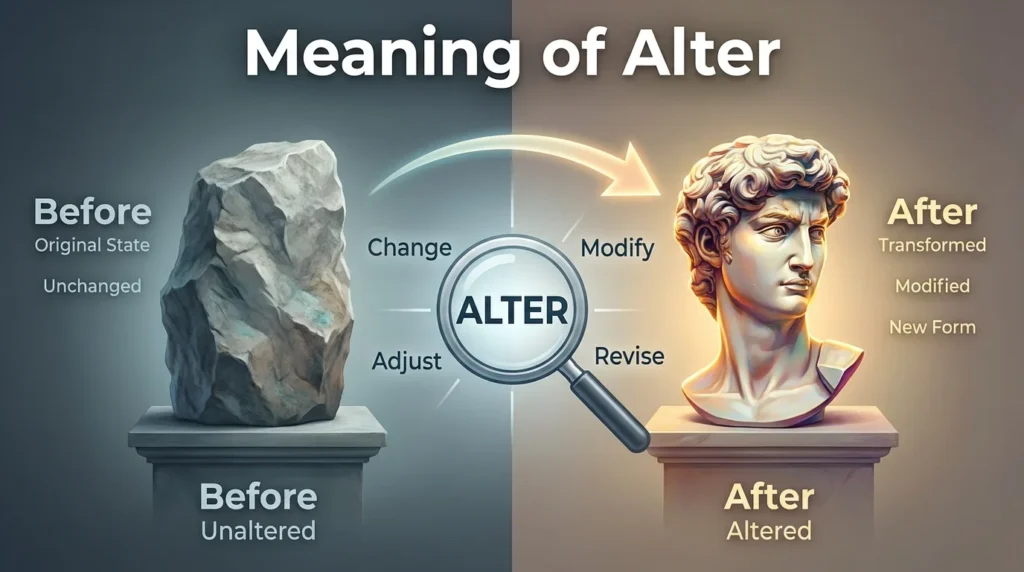 Meaning of Alter