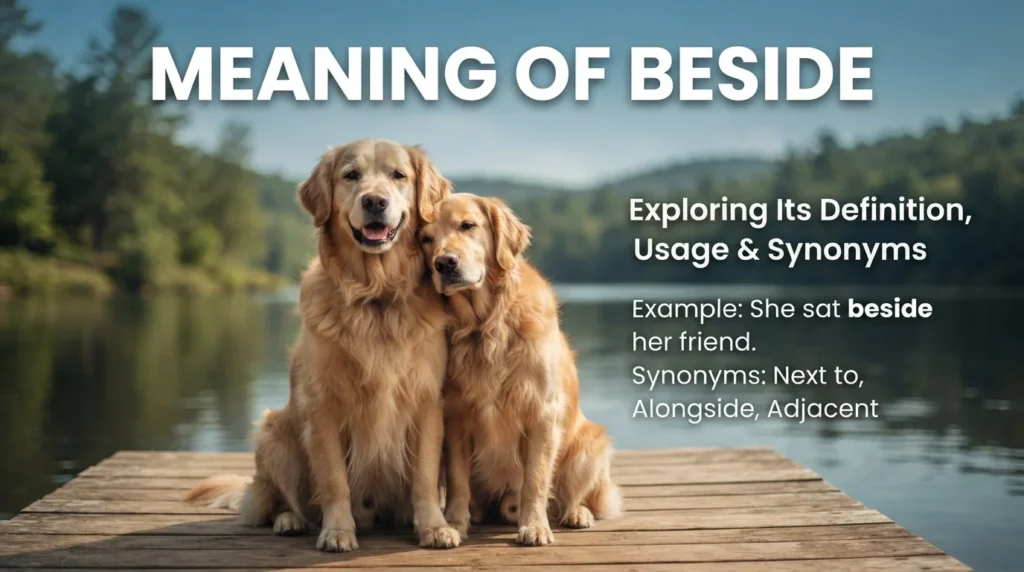 Meaning of Beside