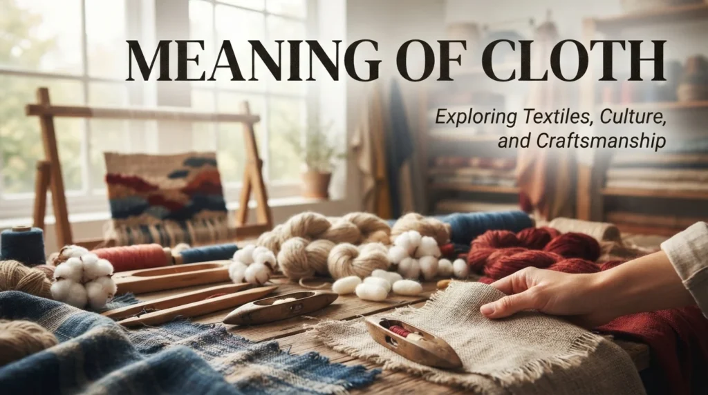 Meaning of Cloth