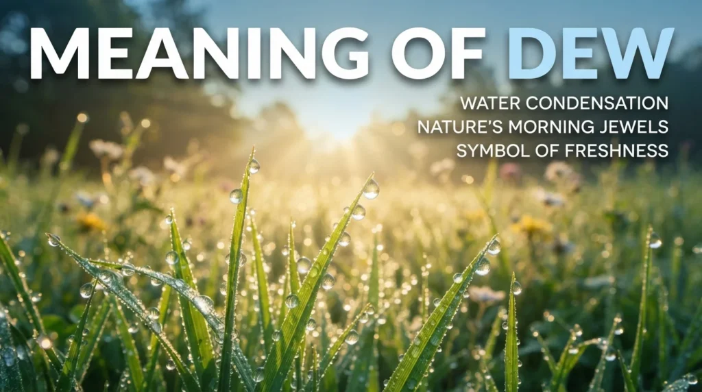 Meaning of Dew