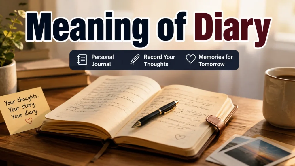 Meaning of Diary