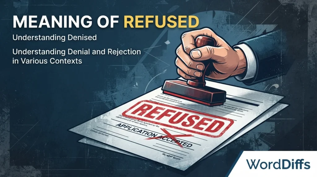 Meaning of Refused