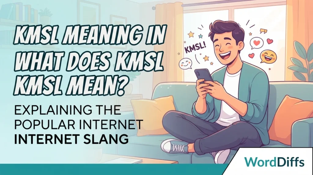 KMSL Meaning in Text: What Does KMSL Mean?